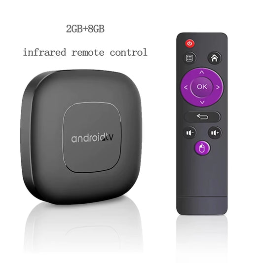 Android14 Smart Home Theater TV Box Allwinnerh313 Google Assistant Netflix Streaming Bluetooth Media Player 2G16G 2.4G5G Wifi T1