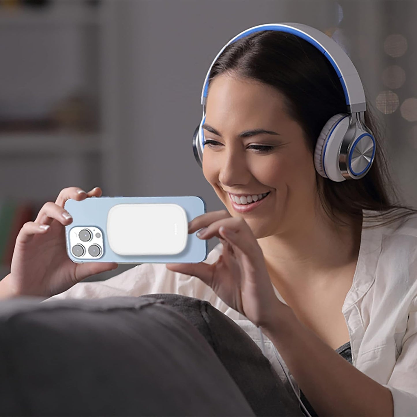 Power Bank,5000Mah Mag-Safe Portable Charger 15W Fast Charging External Battery Pack Back up Power Design for Iphone15,14,13,12, Pro, Pro Max, Mini